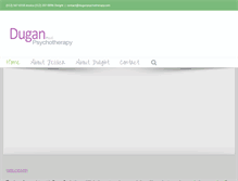 Tablet Screenshot of duganpsychotherapy.com